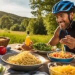 alimentación para ciclistas aficinados